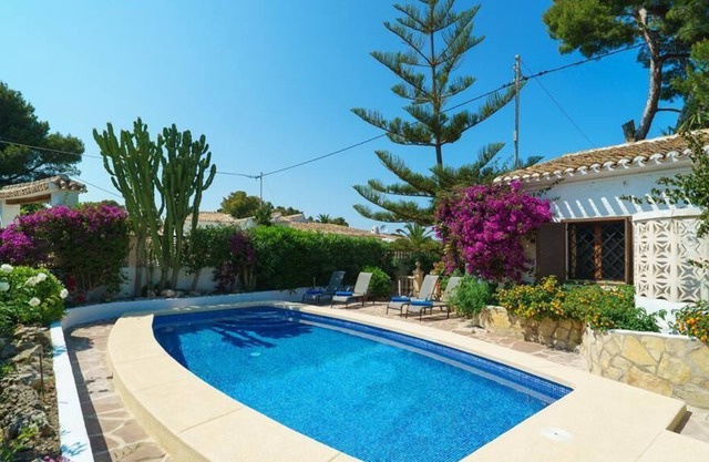 Beautiful and romantic villa with private pool in Javea, Costa Blanca, Spain for 6 persons