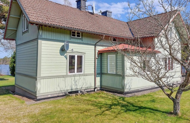 Beautiful home in Torup with sauna
