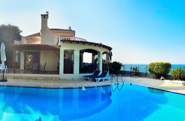 Beautiful villa with incredible sea and mountain views in Esentepe, Kyrenia