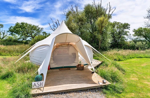 Bell Tent in North Devon near Stunning Beaches