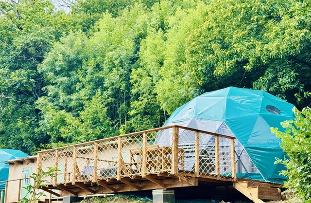 Bella Dome - Cosy dome with panoramic mountain views, surrounded by beautiful nature