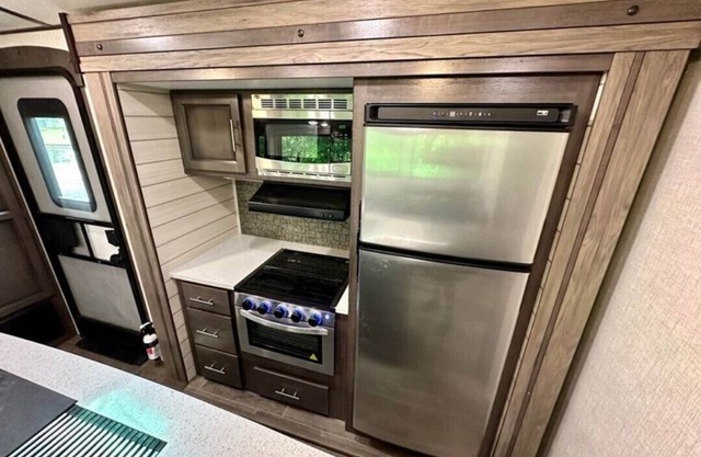 Black Fork River front fully functioning Camper