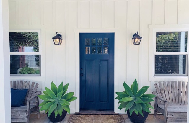 Blue Door Bungalow.