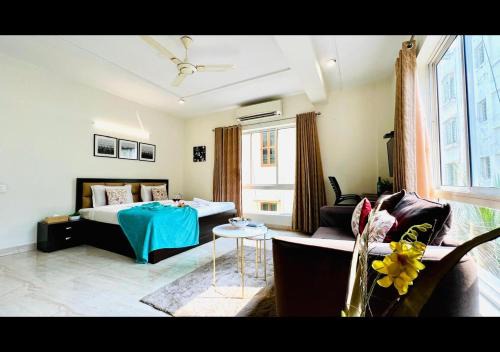 BluO Lake View Studio NewTown, Terrace Garden, Gym