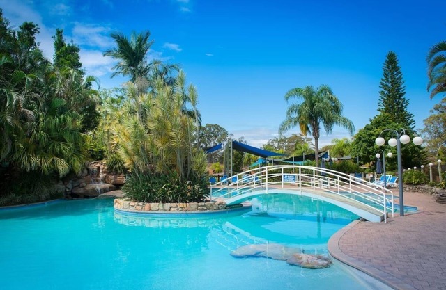 Boambee Bay Resortnn2 bedroom, 2 bathroom, Sleeps 6nFantastic pool and BBQ arean