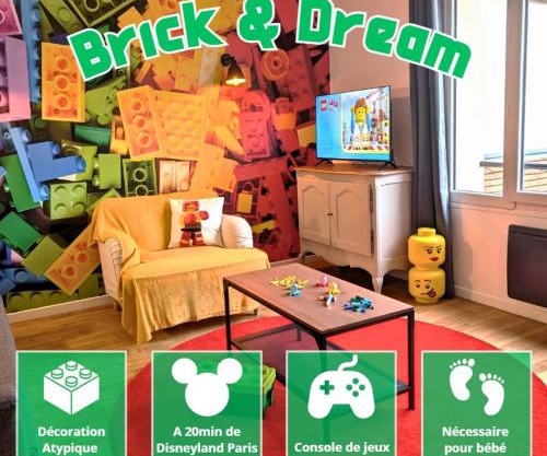 Brick and Dream - 20min Disneyland - Familly - Parking