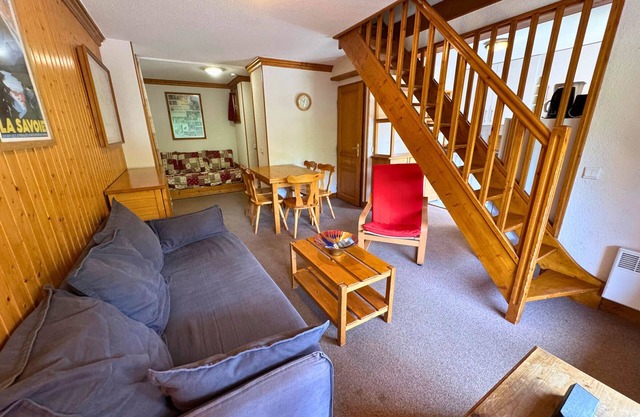 Bright Duplex for 6, 50m from St Martin Ski Lift