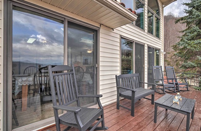 Burnsville Home w/Deck & Panoramic Mountain Views