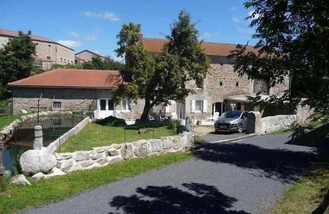 Charming Restored Mill by River with Terrace, Near Saugues – Sleeps 8