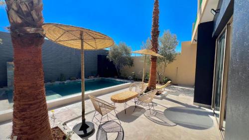 C3 Villa Prestige Atlas , Piscine Privée et Jardin Méditerranéen