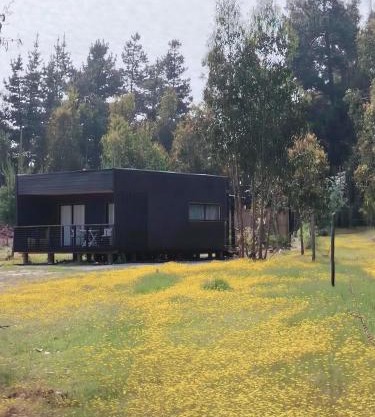 Cabaña Matanzas tinaja privada vista al bosque
