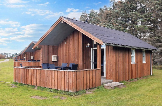 Cabin in camping resort near beach