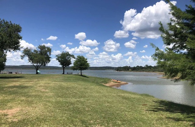Cabin is part of Texas Hills RV Haven on Lake Buchanan