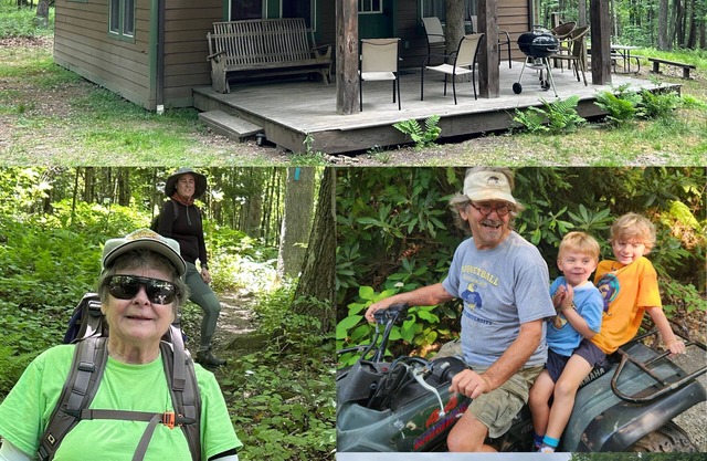 Cabin on the North Country Trail and close to the Clarion River. Open all Year.