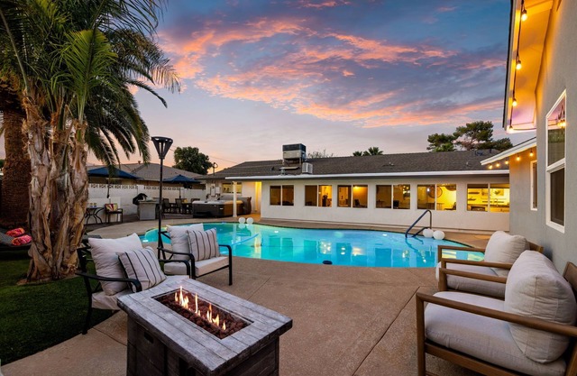 Cactus Oasis Vacation Rental | 4-BR House great for Bridal & Corp events, Scottsdale | Casita Heated Spa & Pool Sun & Game Room – Ask about the optional Casita!