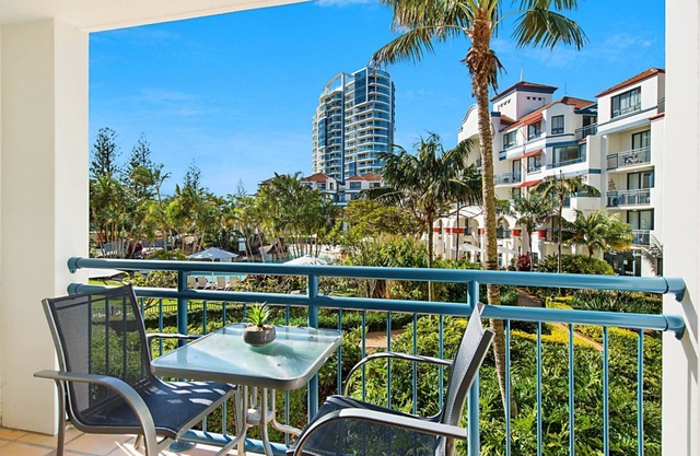 Calypso Plaza Resort Unit 215 Motel Style room on Coolangatta beachfront with Wi-Fi Inc.