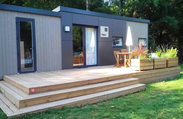 Camping Le Lizot* - Grand Comfort Mobile Home 4 Rooms 6 People Air Conditioned
