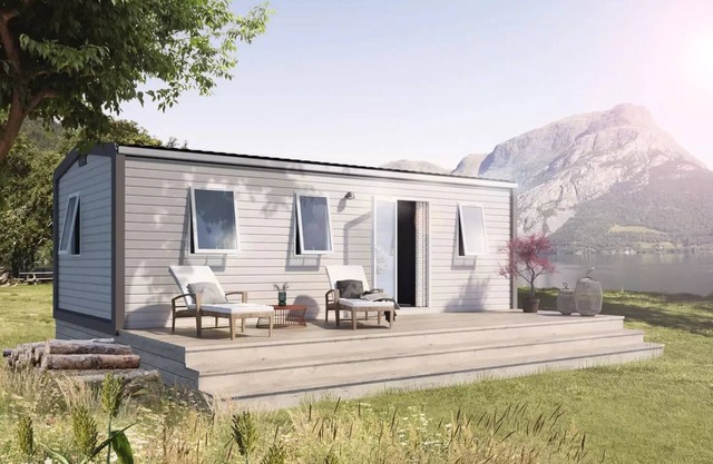 Camping Le Braou* - Privilege 28m² - 3 bedrooms - Air conditioning + TV + dishwasher 6 people