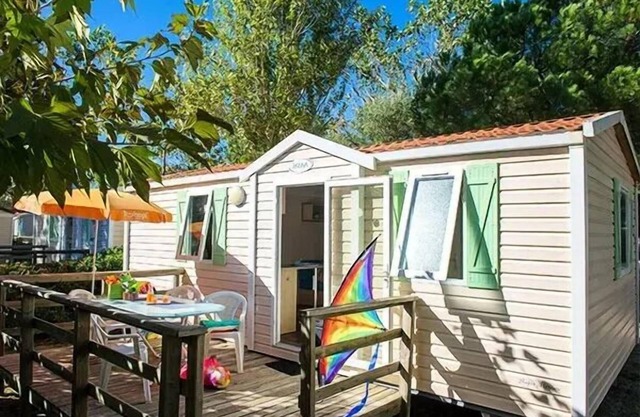 Camping Le Chêne Gris* - Mobil-home Classic 3 rooms 4 adults + 2 children air-conditioned