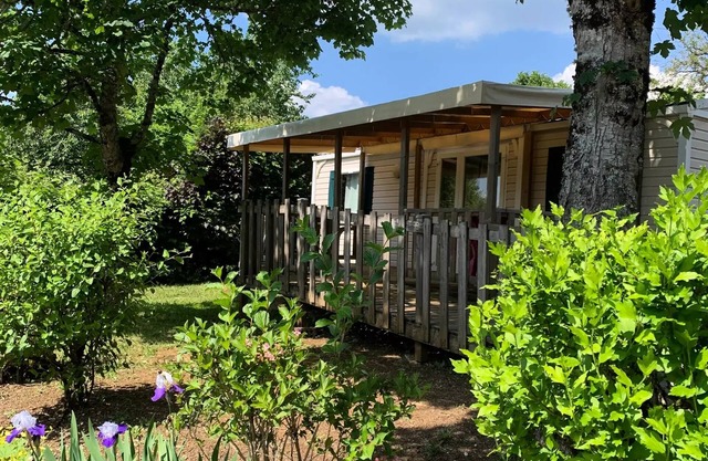 Camping les Poutiroux * - Résidence mobile - adapté aux personnes à mobilité réduite +TERRASSE COUVERTE 5 personnes