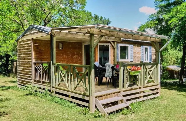 Camping maeva Escapades Le Couriou * - Cozy Mobile Home 4 Rooms 6 People Air Conditioned
