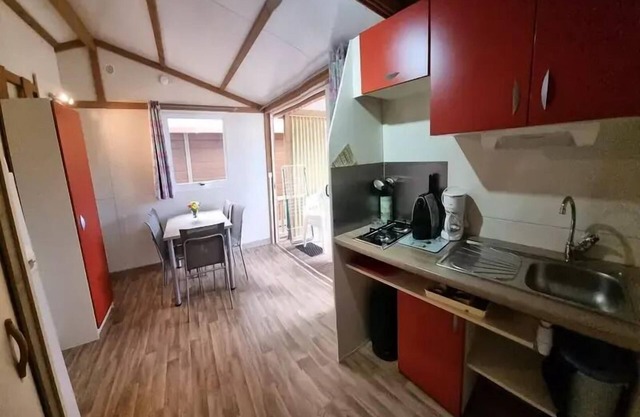 Campsite le Verger de Jastres * - Chalet SAMOA - Family and inclusive 1/5 pers. 5 people