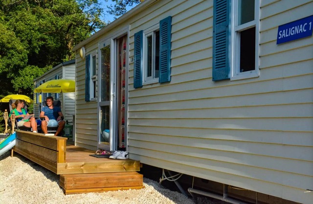 Campsite La Draille * - Mobilhome Salignac 6 people