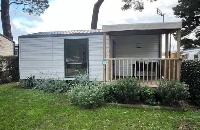 Campsite Ushuaia Villages the Estuary * - Mobil home Eden - 25m2 - 2 bedrooms - covered terrace side 4 people
