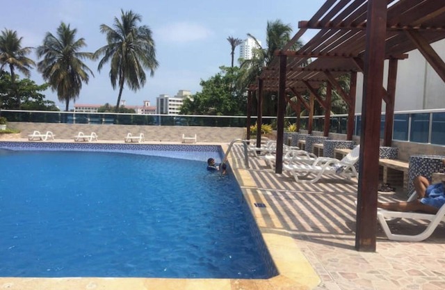Cartagena apartment facing the sea for four guests