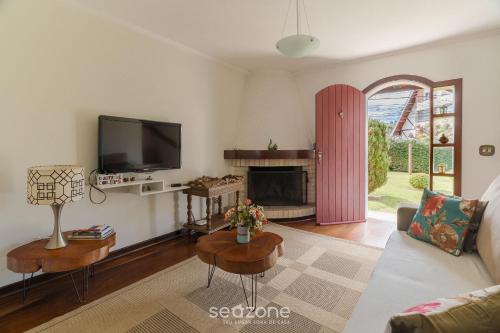 Casa espaçosa c/lareira em Campos do Jordão RAS175