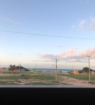 Casa na praia com vista para o mar