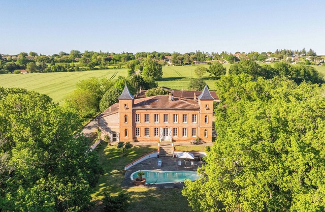 Castle 15mn Toulouse Pyrénées' view and pool