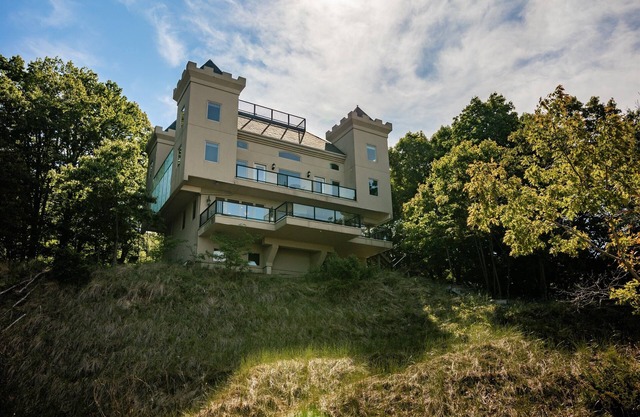 Castle on Lake Michigan near Silver Lake Dunes