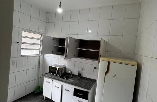 Chale com ar na praia da Enseada