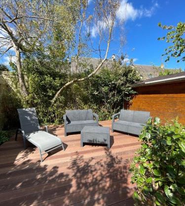 Chalet dans jardin privatif