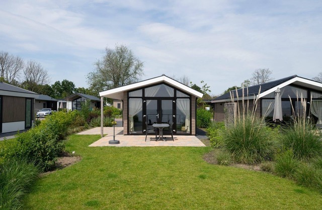 Chalet situated at the waterfront with terrace