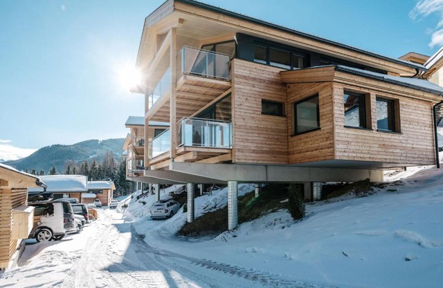 Chalet with panoramic sauna