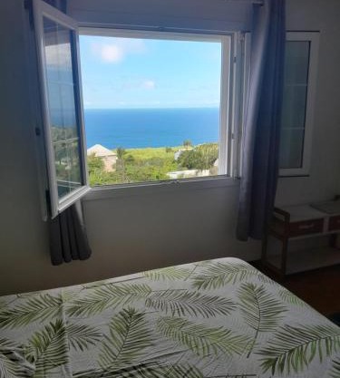 Chambre vue sur mer entre Grande Anse et Manapany