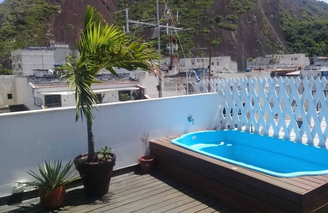 Charming terraced Penthouse Copacabana