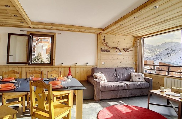 Charmant Appart 3 pièces avec cabine, skis aux pieds, parking inclus - FR-1-344-796