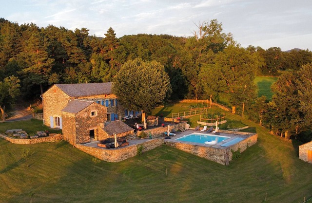 Charming Farmhouse with Pool, Terraces, and Modern Comfort in Tranquil Countryside