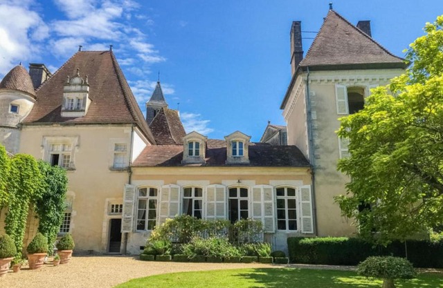 Charming 14th Century Village Chateau with gardens and outdoor heated pool