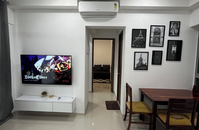 Charming 1BHK apartment in welcoming Thane with AC