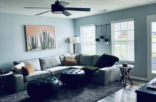 Charming 3-bedroom ranch style house with AC and WiFi in Heath