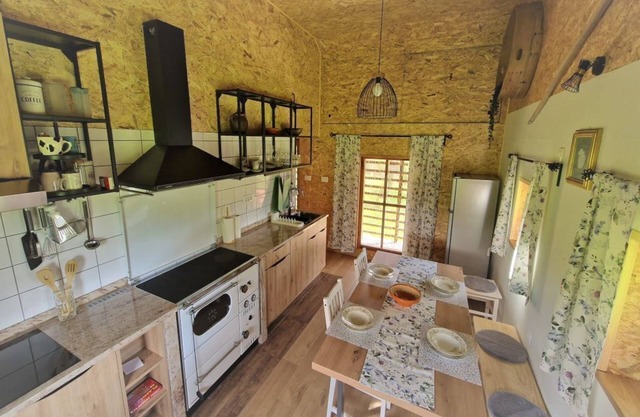 Charming barn Ahker in Kozjansko with old and modern appliances