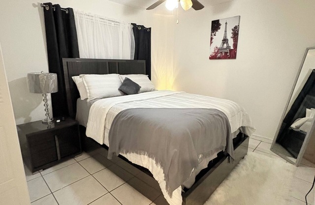 Charming bedroom in a shared home.
