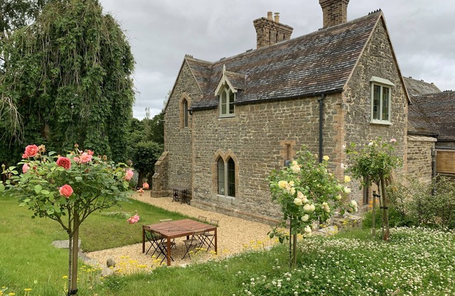 Charming gothic house with a lovely terrace and garden