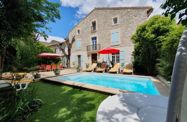 Charming house with private pool in Olonzac