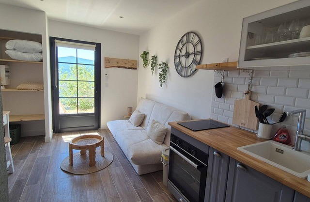 Charming mountain studio near GR20 and asco