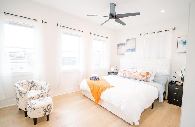 Chic 4BR/3.5BA DC Retreat |Rooftop & Free Parking!